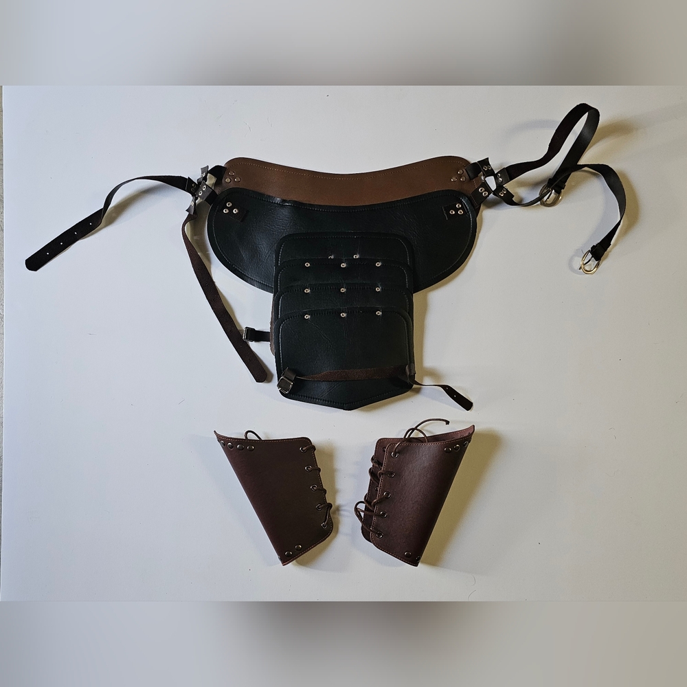 Medieval Viking Warrior Shoulder Armor Gladiator Knight & Archery Bracers